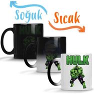 Hulk Yeşil Dev Sihirli Porselen Kupa