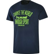 Hummel 910348-7459 Wendell Mavi Erkek T-Shirt