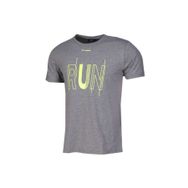 Hummel 911043-2007 Bisiklet Yaka Gri Erkek T-Shirt