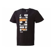 Hummel 911562-2001 Balder Bisiklet Yaka Baskılı Siyah Erkek T-Shirt