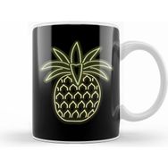 Humuts 80S Retro Neon Sign Aloha Pineapple Kupa Bardak