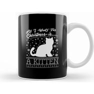 Humuts All I Want for Christmas is a Kitten Knit Pattern Kupa