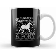 Humuts All I Want for Christmas is a Pony Knit Pattern Kupa