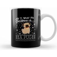 Humuts All I Want For Christmas is a Pug Knit Pattern Kupa