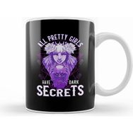 Humuts All Pretty Girls Have Dark Secrets Emo Goth Kupa Bardak