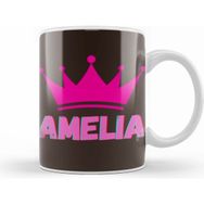Humuts Amelia Name Personalized Custom Vintage Retro Rainbow Style Design Gift Baby Gift For Her Kupa Bardak