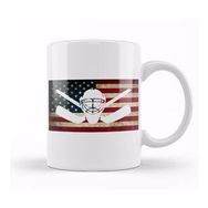 Humuts American Flag Hockey Goalie Usa Ice Hockey Kupa Bardak