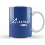 Humuts Amour Paris Slogan Kupa Bardak