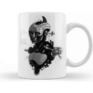Humuts Android Me Robot Beyaz Kupa