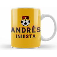 Humuts Andrés Iniesta Art Gift Beyaz Kupa