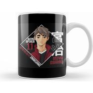 Humuts Anime Haikyuu Inarizaki High Miya Osamu Beyaz Kupa