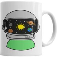 Humuts Astronauta Asronot Beyaz Kupa
