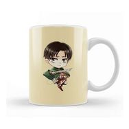 Humuts Attack On Titan Chibi Levi 01 Kupa Bardak