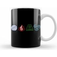 Humuts Avatar The Last Airbender 4 Elements Kupa Bardak