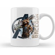 Humuts Avengers Rocket Raccoon Beyaz Kupa