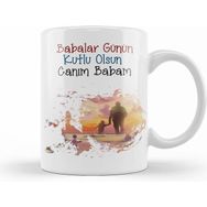 Humuts Babalar Günü Babaya Hediye 011 Kupa Bardak