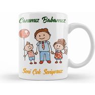 Humuts Babalar Günü Babaya Hediye 05 Kupa Bardak