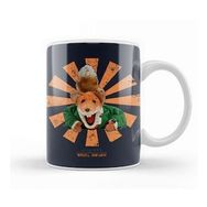 Humuts Basil Brush Retro Japanese Kupa Bardak