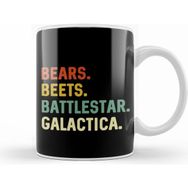 Humuts Bears Beets Battlestar Galactica The Office Jim Halpert Dwight Schrute Funny Dwight Schrute Off Kupa Bardak