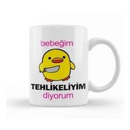 Humuts Bebeğim Tehlikeliyim Diyorum 03 Kupa Bardak