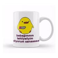 Humuts Belalı Civciv Tehlikeliyim Diyorum Kupa Bardak
