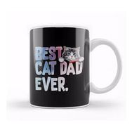Humuts Best Cat Dad Ever Costume Gift Kupa Bardak
