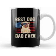 Humuts Best Dog Dad Ever Köpek 08 Kupa Bardak
