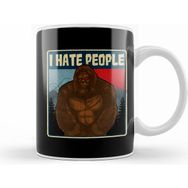 Humuts Bigfootı Hate People Funny Camping Pun Nature Kupa Bardak