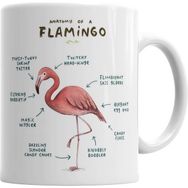 Humuts Bir Flamingo Anatomisi 2 Beyaz Kupa