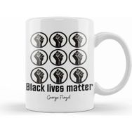 Humuts Black Lives Matter George Floyd 2022 Beyaz Kupa