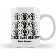Humuts Black Lives Matter Sasha Johnson Beyaz Kupa