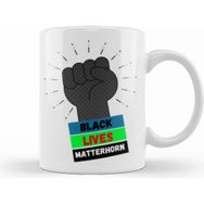 Humuts Black Lives Matterhorn Beyaz Kupa