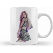 Humuts Blackpink Rose 01 Beyaz Kupa