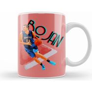 Humuts Bojan Bogdanovic Vintage Art Legend Basketball Gift Kupa Bardak