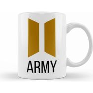 Humuts Bts Army Gift Logıo Merch Flowers Kupa Bardak