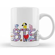 Humuts Bts BT21 Karakterleri Kupa Bardak