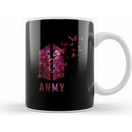 Humuts Bts Wings Logo With Destructive Butterfly Red Galaxy Army Kpop Kupa