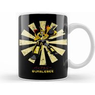 Humuts Bumblebee Retro Japanese Transformers Beyaz Kupa
