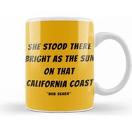 Humuts California Quote Beyaz Kupa