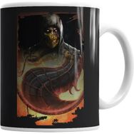 Humuts Camiseta Mortal Kombat Scorpion Games Beyaz Kupa