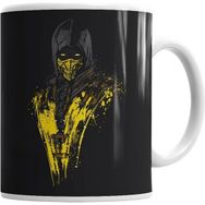 Humuts Camiseta Scorpion Mortal Kombat Beyaz Kupa