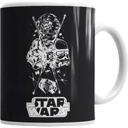 Humuts Camiseta Star Wars Vader Estrela Da Morte Beyaz Kupa