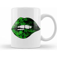Humuts Cannabis Marijuana 01 Beyaz Kupa