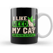 Humuts Cat Weed I Like My Cat Gift Kupa Bardak
