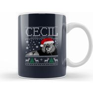 Humuts Cecil The Lion Cecil Loved Christmas Knit Kupa Bardak