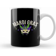 Humuts Celebrating Mardi Gras 2020 Colorful Mask Festive Kupa Bardak