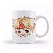 Humuts Chibi Face Suga Bts 02 Kupa Bardak