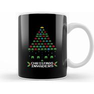Humuts Christmas Space Invaders Kupa Bardak