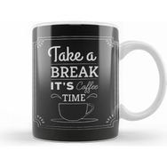 Humuts Coffe Take A Break It&#039;s Coffee Time Kupa Bardak