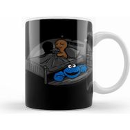Humuts Cookie Monster Kurabiye Canavarı Öcü Korku Beyaz Kupa
